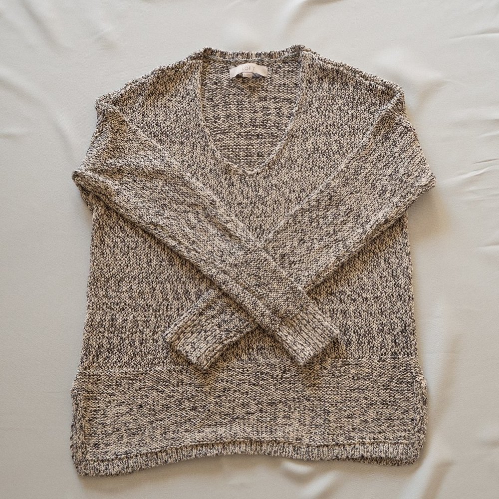 Loft V‎ Neck Knit Sweater